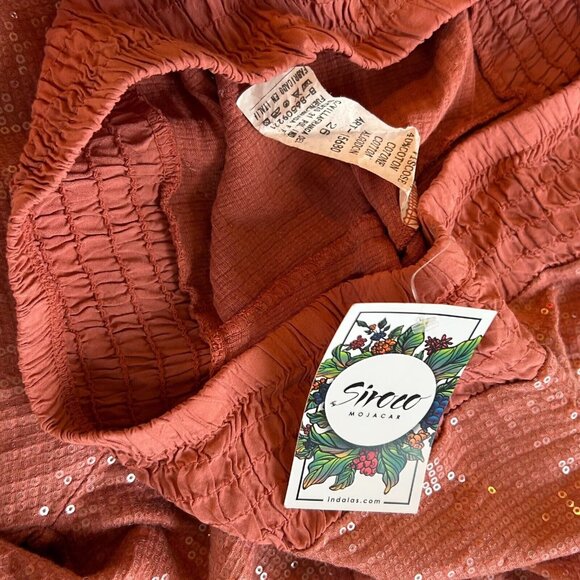 SIRoco Mojacar Womens Culotte Pants Small 26 Sequins Festival Y2K Wide Leg 17563 - Picture 5 of 13